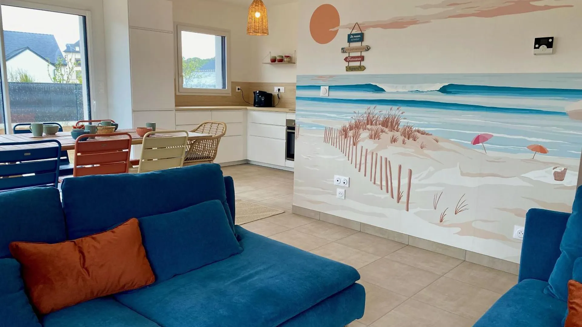 度假居 Lumineuse Maison Acces Plage A Pied A 普卢加斯努